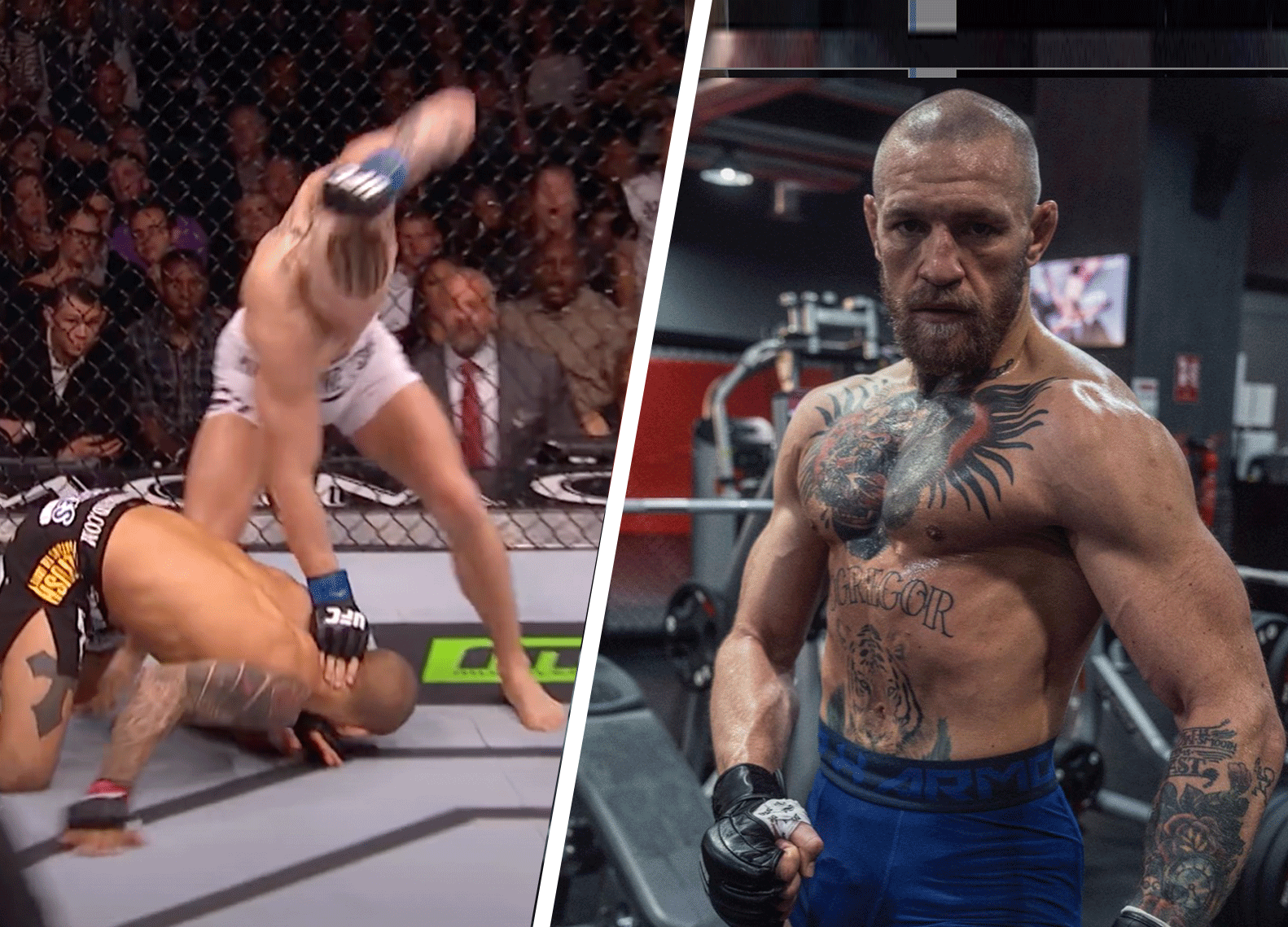 UFC-ster McGregor voorspelt snel einde tegen rivaal Poirier (video)