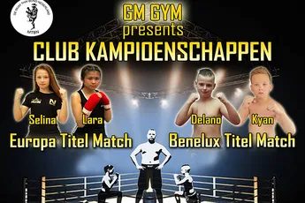 15 september club kampioenschappen bij GM GYM