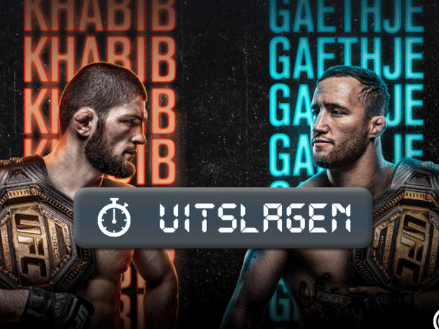 UITSLAGEN UFC 254: Khabib Nurmagomedov vs. Justin Gaethje