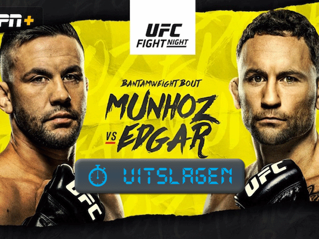 UITSLAGEN UFC ON ESPN 15: Munhoz vs. Edgar