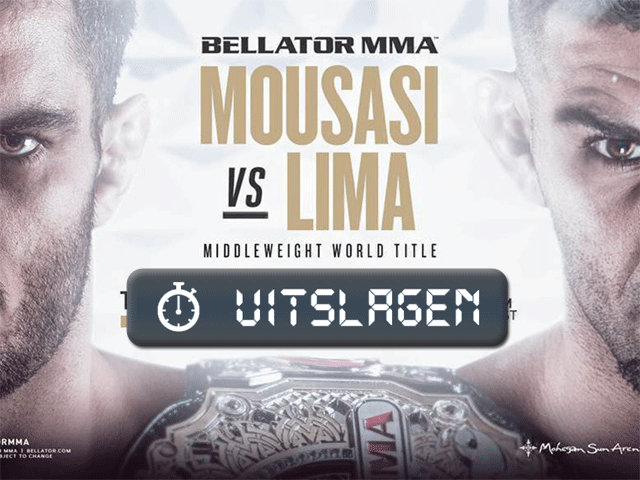 UITSLAGEN BELLATOR 250: Mousasi vs. Lima