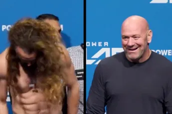 Slap Jezus in 'baby luier' naar weging wangklap wedstrijd | video