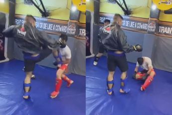 🎥 Rondje sparren in sportschool loopt slecht af! 'Dit gaat te ver'