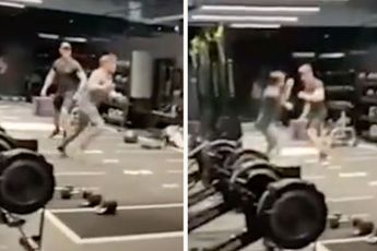 🎥 Testo boys slaan erop los in Fitness Gym! 'Eet die dumbells'