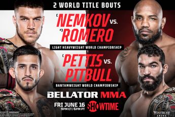 Bellator MMA voegt zes partijen toe aan de line-up van 16 juni