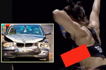 🎥 Vechtster die borsten liet zien aangereden door auto op weg naar training! 'Meegesleurd'