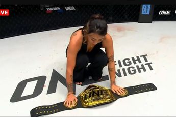 Emotionele Angela Lee neemt afscheid van MMA-vechten en geeft ONE Championship-titel op