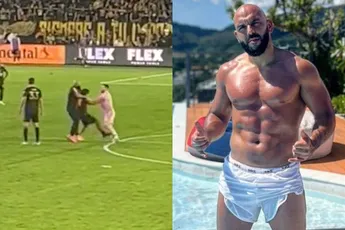 Lionel Messi's Kickboks-Bodyguard houdt aanvaller tegen met razendsnelle reactie