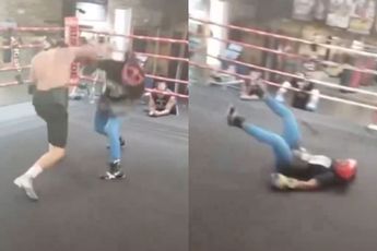 🎥 Rattenstreek! Bokser slaat vrouwelijke topvechter zwaar knock-out