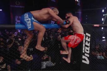 Chaotische taferelen bij MMA-wedstrijd: Vechter pikt verlies niet en gaat uit zijn plaat