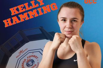 Judokampioene Kelly Hamming maakt overstap naar MMA: 'OCC debuut in maart'