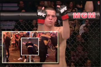 🎥 Man krijgt klappen van UFC-ster Nate Diaz: 'gelukkig heb ik het overleefd'