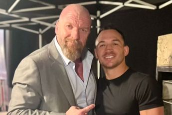 'Contract getekend!' UFC-ster Chandler samen WWE baas Triple H gespot