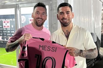 UFC Kampioen Topuria scoort selfie met Messi: 'Legendarisch moment'