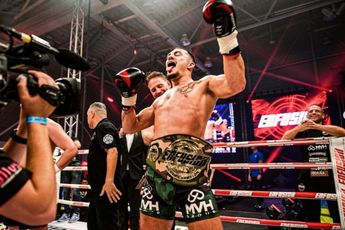 Knock-Out Machine: Thian de Vries pakt Enfusion titel met verslaan Ayyadi