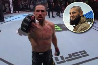 UFC Badboy Chimaev stuurt Whittaker uitdagende boodschap na KO-winst