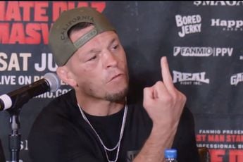 Streamer beledigt UFC's Nate Diaz en rent voor zijn leven (video)