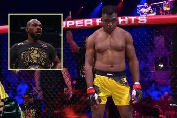 UFC-ster Jones geeft reactie op rivaal Ngannou's KO-winst: 'Ik zie je'