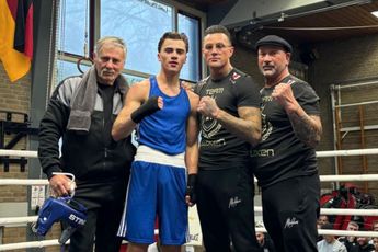 Nieky Holzken's zoon Geraldo schittert in Nederlandse boksring: 'Wonderkind'