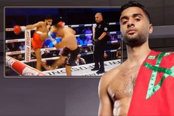 Glory Hamicha's neef Adil scoort keiharde knock-out in Enfusion-debuut