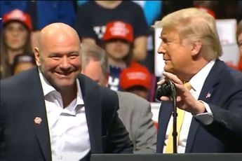 UFC-vechtbaas White geeft Trump schop omhoog: 'Karma'