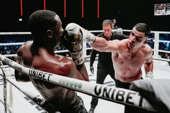Trash talk werkte! Dit fluisterde Cem Caceres in Kromah’s oor tijdens gevecht