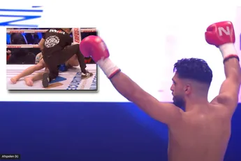 Keiharde knock-out bij Enfusion - debutant schakelt ervaren vechter genadeloos uit