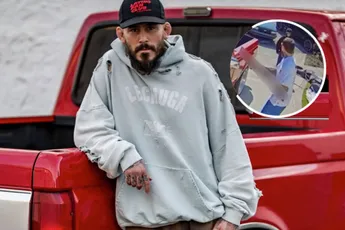 Video: UFC-ster Marlon Vera jaagt met shotgun messentrekker weg - rennen!