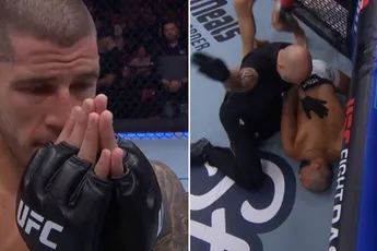 UFC knikkert vechter Silva eruit: op brancard kooi uit - direct ontslagen