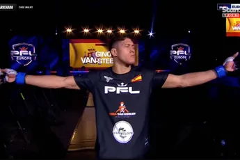 Ex Glory Gino van Steenis wint op karakter zinderend PFL MMA-debuut