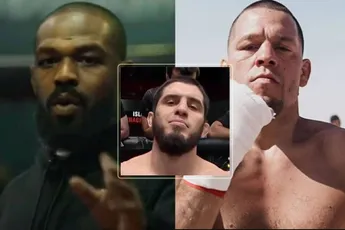 Nieuwe UFC-rel: Jones en Diaz drijven spot met Islam Makhachev