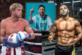 Messi’s kickboks bodyguard gaat los op Logan Paul: Bare-knuckle chaos?