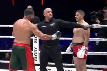 'Ik maak het wel af!' – Kickbokser Hammouche uitgedaagd door oud rivaal na Glory 104 rel