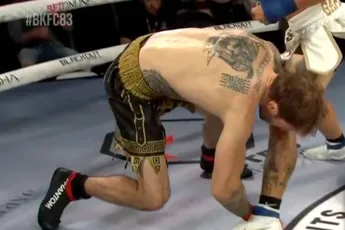 Ook Jelle Zeegers gaat neer bij BKFC gevecht - Nederlandse eer onderuit!