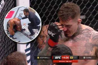 UFC-titelgevecht Aspinall vs Gane eindigt in drama - frustratie en chaos
