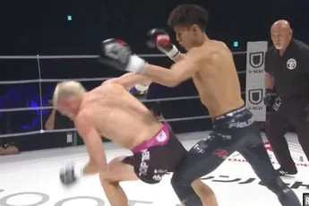 Oud Glory-titeluitdager hard onderuit tegen Japanner - pijnlijk overklast