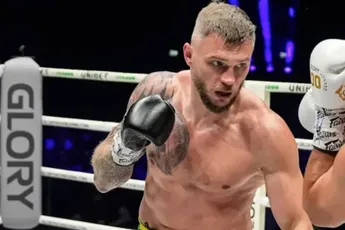 ‘Dit ging hard’ – GLORY-vechter Maslobojev gaf 19-jarige uitdager stevig pak slaag