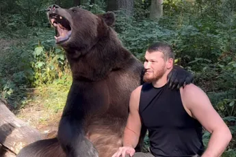 Dit is geen mens - Boksheld Fury’s rivaal traint met beren en incasseert hamerslagen