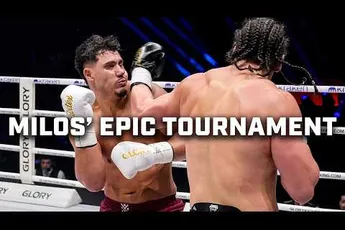 “Dit was karakter” – Glory Serviër Milos knokt zich door pijn heen (video)