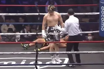 ‘Dit zie je zelden’: Bokser overleeft 40 rake klappen en wint met 1 perfecte stoot
