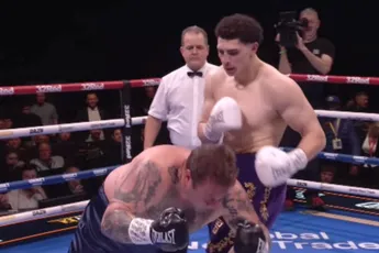“Nog geen minuut nodig”: 20-jarige bokser zorgt voor opschudding met harde finish