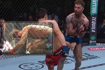 UFC-ster Cody Garbrandt kotst emmer vol maar wint bizarre partij – “Dit was pure chaos”