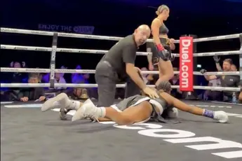 “Dit was meteen raak” – olympisch taekwondokampioen wint boksdebuut met knock-out