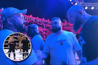 UFC-vechter Valter Walker haalt fan uit publiek voor gevecht met security (video)