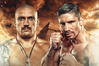 Zo ziet Rico Verhoeven vs Usyk eruit in Giza - “Van zand naar boksarena”