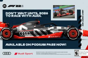 F1 2022 krijgt nieuw multiplayer event en de eerste Audi livery