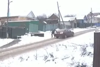 Wonen op een gladde heuvel heeft zo zijn voordelen