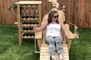 De Michigan Wine Chair is misschien wel de beste uitvinding ooit