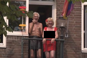 73-jarige Lucie over het viral gaan van haar borsten tijdens Canal Pride