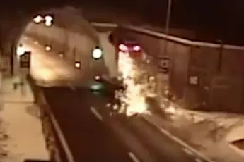 Gast schrijft BMW af na spectaculaire crash in Slowakije